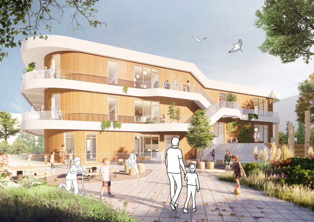 Ontwerp Montessorischool De Delftse Tuin