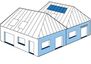 Zonnepanelen zinken en leien daken